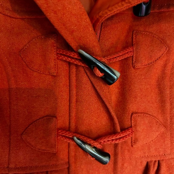 EUC H&M Pumpkin Spice Wool Coat - Picture 2 of 8